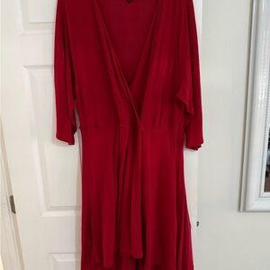 Torrid Vibrant Red High Low Dress